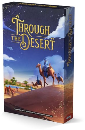 Allplay Through The Desert Board Game – Strategic Route Building with Iconic Camels, 2-4 Players, Ages 11+, The Strategy Line