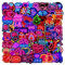 AOZUO 64 Neon-Liebesaufkleber, Aufkleber Set, Graffiti Decals, Wasserfest, Vinyl, für Fahrrad, Laptop, Skateboard & mehr