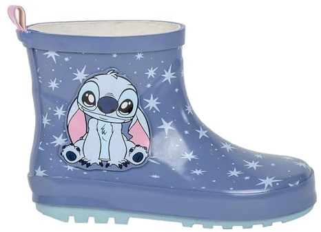 CERDÁ LIFE'S LITTLE MOMENTS | Botas de Lluvia Stitch para Niños Fabricadas en Goma Impermeable con Suela Antideslizante Diseño Azul de Disney Stitch