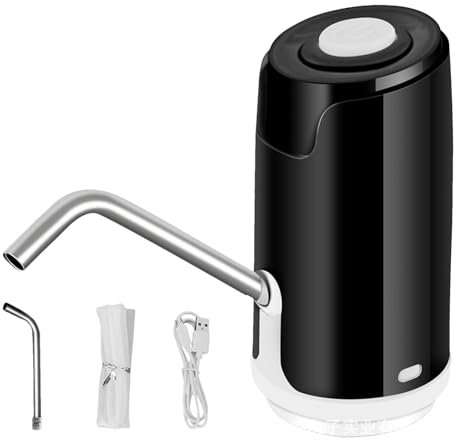 Electric Water Dispenser, Electric Water Bottle Pump, Electric Bottle Water Dispenser with USB Charging, Bottle Water Drinking Water Pump, Portable Water Pump for Outdoor, Classroom