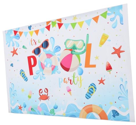Alipis Sommer Pool Party Banner Einzigartiges Design Für Fotografie Und Dekoration Für Geburtstagsfeiern Am Pool Mit Tragbarem Und Leichtem Material