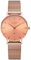 Kistanio Petit Damenuhr mit Milanaiseband Datum Edelstahl Rose Peach Saphirglas RG-PE-M