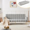 KUAKE Klappbares Schlafsofa Couch Sofa mit Schlaffunktion Bettsofa mit Großer Liegefläche von 183 cm L × 76 cm B fürs Wohnzimmer/Schlafzimmer/Heimkino/Gästezimmer (Grau)