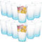 Greentainer Plastikbecher 12 x 350 ml- Bruchsichere Trinkbecher Kinder - Wiederverwendbare Becher aus Plastik - Perfekt für Party, Outdoor, Camping-Blau