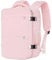 Cmezevi Zaino da Viaggio 20L 40x20x25 cm - Bagaglio a Mano Cabina per Ryanair, EasyJet - Zaino Porta PC 15, Leggero - Rosa