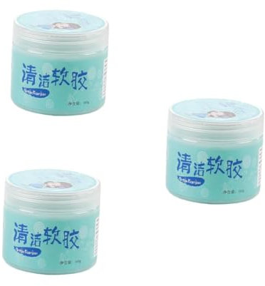 HOMSFOU 3stücke -reinigungs-knete Universelles Reinigungsgel Für Computer Laptops Und Elektronik Leicht Und Wiederverwendbar Staubentfernung Für Büro Und Zuhause