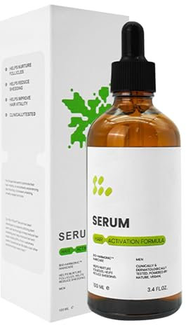 Männer Shampoo, RevitaHaar Aktiv Serum Gegen Spliss Und Haarausfall Für Glänzendes Und Geschmeidiges Haar, Mit Volumen-Effekt Pflegend Und Stärkend 100ml (1PCS)