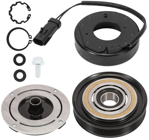Air Conditioner AC Compressor Clutch Kit Fit for D-odge Ram 1500 Ram 2500 Dakota 2004-2007 & Mitsubishi Raider 2006-2009, 3.7L 4.7L