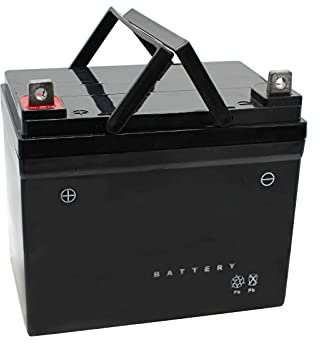 SECURA Batterie 12V 22Ah (+ Pol Links) kompatibel mit John Deere X126 Rasentraktor