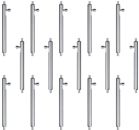 15-teiliges Uhrenarmband-Verbindungsstifte, feste Edelstahl-Ohrstab-Uhren-Reparatur-Werkzeug-Set, Zubehör, Schnellspann-Federstange