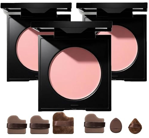 Luminance Under Eye Brightener Concealer,Eye Brightener Powder,Effectively Cover Dark Circles,Moisturize and Blend Perfectly with Makeup (pink, 3pcs)