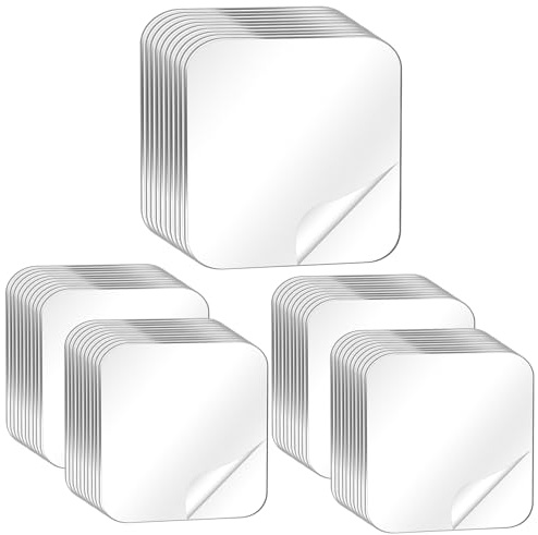50 Stück 5,6 cm (2,2 Zoll) transparente, doppelseitige Klebepads, hochbelastbare doppelseitige Klebebänder für Wände, wasserfeste Nano-Gel-Klebebänder zum Aufhängen von Bildern, DIY-Bastelarbeiten