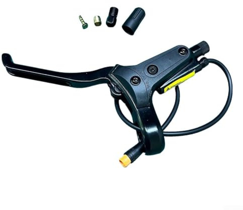 KHIronHive Hydrauliköl-Bremshebel für Elektrofahrräder mit Abschaltsicherheit, 2-adriges 3-poliges SM2A-Design, Aluminiumlegierung für E-Bike und Roller (3P links)