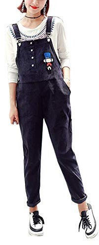DianShao Jumpsuit, Salopette Enceinte Femme Marine 2XL