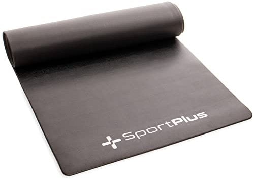 SportPlus | Bodenschutzmatte Fitness, 4 Größen, rutschfeste Unterlage für Sportgeräte wie Ergometer Heimtrainer Laufband - Yoga Matte, Pilates Matte - 170x90-0,6cm dick - schadstoffgeprüfte Qualität