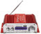 PeroFors Kentiger™ Hy3006 2 Canales Hi-Fi Audio Estéreo Mini Amplificador Coche Casa Mp3 USB FM SD W/Remote 12V-Rojo