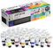 ARTISTIK Acrylic Paint Set - 48 Piece Set (48 x 22ml) Tubes in Rich Vibrant Colours - High-Pigment, Satin-Finish Basic, Neon, Pastel, Metallic & Glitter Colours