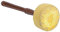 Wooden Singing Bowl Striker Mallet, Felted Tibetan Buddhism Meditation Tool, Yellow