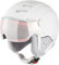 ALPINA JUMP 2.0 QV - Sicherer, Stoßabsorbierender & Individuell Anpassbarer Skihelm Für Erwachsene, white-grey matt, 52-54 cm