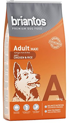 Briantos Premium Qualität 2 x 14 kg Trockenfutter Sparpaket – Erwachsene Maxi Huhn & Reis