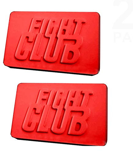 Paquete de 2 moldes de jabón de silicona con forma de club de lucha, molde de silicona para tartas, jabones de resina para hacer jabones, con licencia oficial