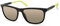 Timberland TBA9269 Herren Sonnenbrille, Casual Sonnenbrille aus leichtem Metall, quadratische Linsenform, rauchige polarisierte Gläser, glänzendes Schwarz.