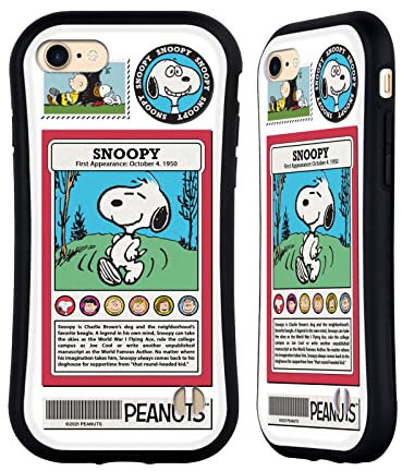 Head Case Designs Offizielle Peanuts Snoopy-Karte Trends Hybride Handyhülle Hülle Huelle kompatibel mit Apple iPhone 7/8 / SE 2020 & 2022