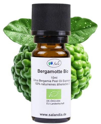Sala Bergamotteöl ätherisches Öl naturrein BIO kbA - zum Verzehr - 10 ml