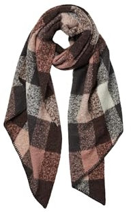 PIECES PCPYRON CHECKED LONG SCARF NOOS BC
