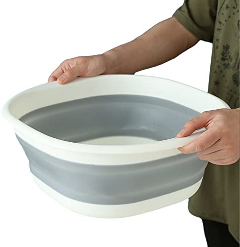 Tina Plegable para Lavar Platos | Lavabo | Tazón portátil para Acampar | Tina Plegable para lavandería | Tina Multiusos para el hogar, Cocina, Viajes, Camping