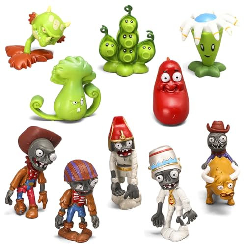 Plants Vs Zombies Toys, Plants Vs Zombies Character Show Toys Plants Vs Zombies Cake Topper Figures Toys Cartoon Creative Decoration Birthday Party Decoration Kids Festival Gifts