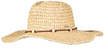Roxy Damen Cherish Sommer-Sonnenhut aus Stroh Hut, Natürlich, Large