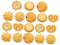 Vaguelly Simulierte Cookie Spielzeug 18pcs Künstliche Gefälschte Kekse Realistische Lebensmittel Requisiten Für Küche Home Restaurant Decor