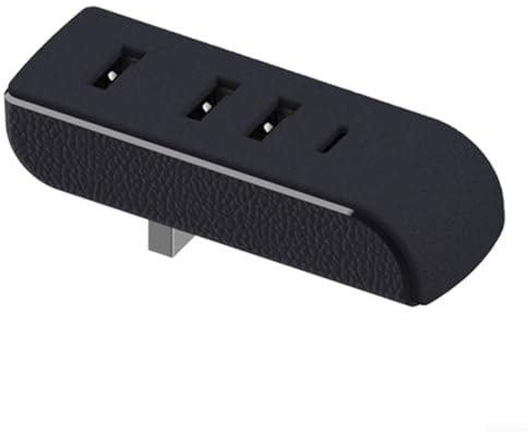 FACULX Base de expansión para Tesla Shunt Hub, transmisión estable, anticorrosión, caja USB HUB para modelo Y para Tesla para guante modelo 3