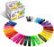 TBC The Best Crafts Dicke Buntstifte für Kinder, Abwaschbar Malstifte, Ungiftig Wachsmalstifte, 36 Farben, Wachsmalkreide für Kleinkinder