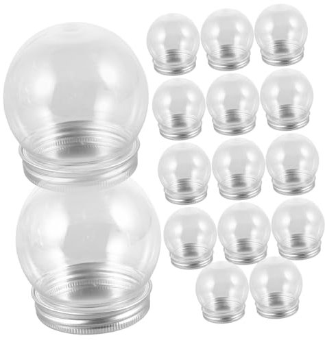 ORFOFE Your Snow Scene 16 Schneekugeln Mit Schraubverschluss Für