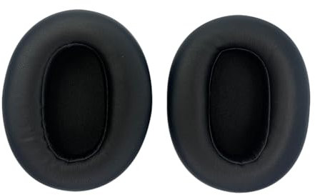 Cuscinetti auricolari per Sony WH-XB910N cuffie, Cuscinetti Cuffie per Sony WHXB910N, Morbida Pelle Proteica (Nero)