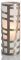 Lumea 1106 Tischlicht Fact Steel | Windlicht inkl. Design-Hülle aus rostfreiem Stahl, Flüssigwachskerze & Stabfeuerzeug | Kerzenhalter aus Glas | Brenndauer 40 Std. | Indoor & Outdoor, Höhe: 20 cm