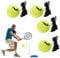 Tennis Training Ball 4pcs Gelb Tennis Rebound Ball mit String für Anfänger -Einzelspieler -Übungsausrüstungsportgeräte