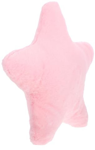 Alipis Sternkissenkissen Pelziges Sternkissen Kuscheliges Sternkissen Sternförmiges Wurfskissen Sternförmiges Kissen Sternenkissen Weiches Sofakissen Mit Sternmuster Sternwurf Plüsch Rosa