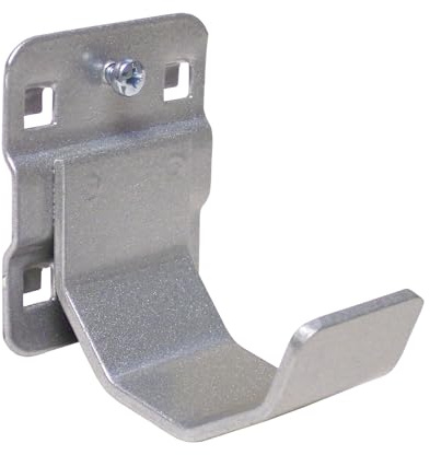 ADB Rohrhalter Rohrhalterung Halter Ø = 60 mm, 100 mm für Lochwand Werkzeugwand, Farbe (RAL):Weissaluminium (RAL 9006), Durchmesser:100 mm
