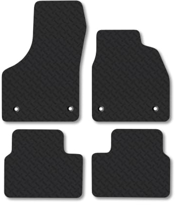 Vauxhall Meriva (2010-2017) 5mm Rubber Car Mats | Heavy Duty Rubber Tailored Fit Floor Mats Full Coverage Durable Waterproof Accessories Easy Clean Anti Slip Made in the UK