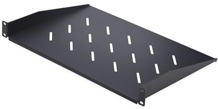 StarTech.com Ripiano Rack 19 1U Ventilato, Mensola per Armadio di Rete; Portata 11,3kg; Profondità di Montaggio 31,5cm