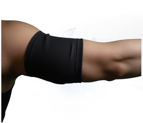 Brazalete para sensor, Versátil y Cómodo, para Diabeticos - Compatible con Freestyle Libre 2, Freestyle Libre 3, Estilo Elegante y Discreto. (Negro, L)