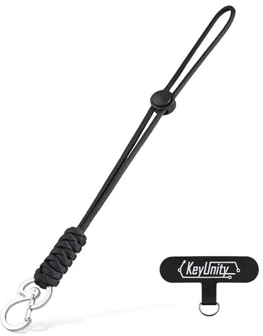 KeyUnity KC01 Mousqueton Tressé, Porte-clés en Paracorde, Pendentif en Paracorde, Porte-clés, Adapté aux Téléphones Portables, Sacs pour Appareil Photo, Bouteilles D'eau, etc.,