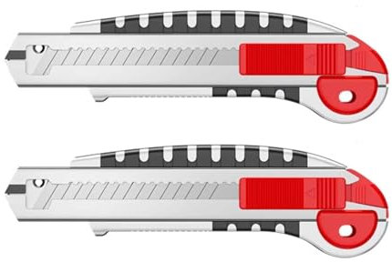 Wallpaper Cutter, Utility Knife, with Non-Slip Handle, for Cutting Plastic, Fabric, Wall Covering, Cardboard(2)