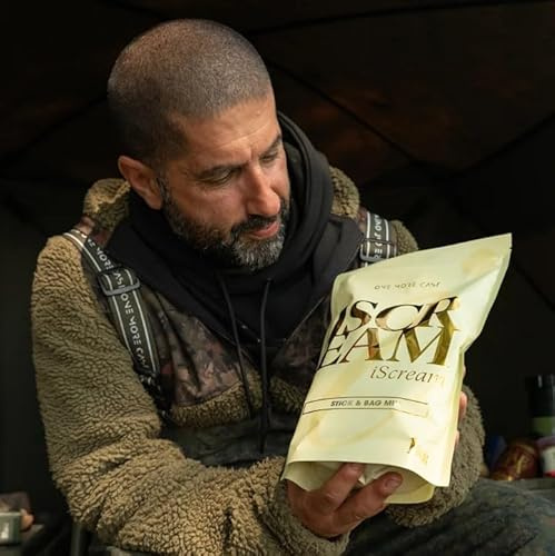 OMC iScream Stick & Bag Mix 1kg - PVA Stick & Solid Bag Bait Mix | High Attraction Pellets with Tiger Nut and Milk Protein - Nut Based Carp Fishing Bait
