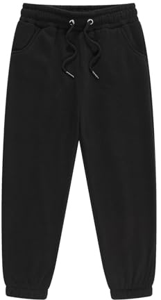 Pantalon de jogging en polaire pour enfants - Taille élastique - Unisexe - Pour filles et garçons