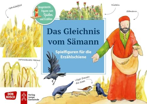 Das Gleichnis vom Sämann. Erzählschienen-Figurenset: Ausgestanzte Spielfiguren und Skript. Religionspädagogik in Kindergarten und Grundschule ... Erzählschiene: Bibel, Heilige und Vorbilder)