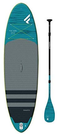 FANATIC Stand Up Paddle Board Fly Air Premium Set mit C35 Carbon Paddel und Pumpe